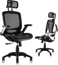 Gabrylly Ergonomic Mesh Office Chair, High Back Desk Chair - Adjustable Headrest - £209.36 GBP