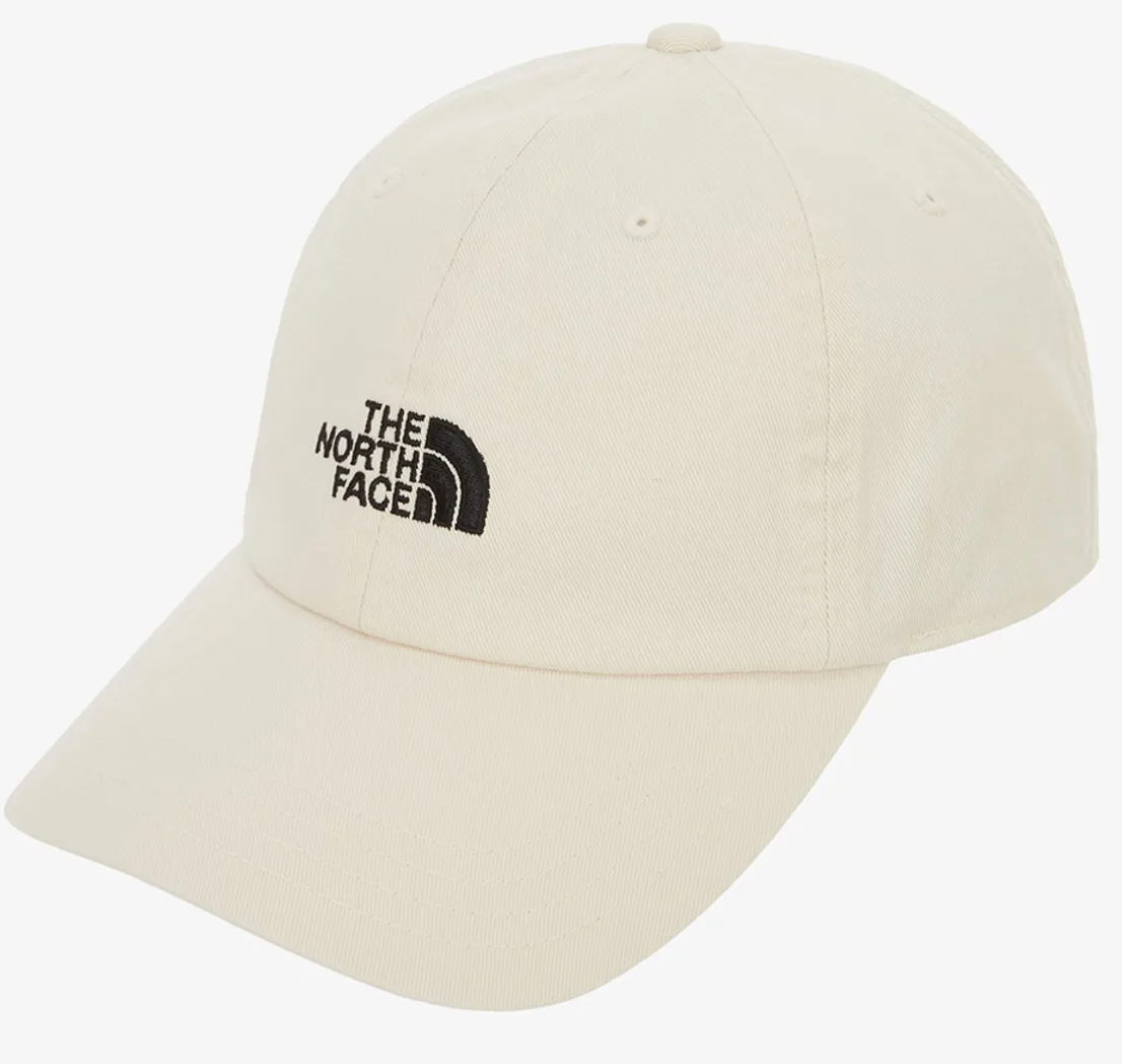 The North Face TNF Cotton Ball Hat Unisex Casual Cap White Sand NWT NE3C... - $57.51