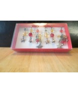 Pier 1 Set of 6 Holiday Christmas Candle Jewelry Bells Snowflake Stars B... - €7,84 EUR