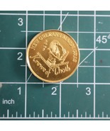 Vintage 1972 Krewe of Thoth Mardi Gras Coin Aluminum  Gold Tone - £6.29 GBP
