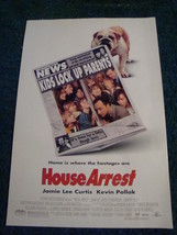 HOUSE ARREST - MOVIE POSTER WITH JAMIE LEE CURTIS AND KEVIN POLLAK - $27.38 CAD