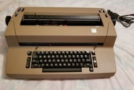 IBM Selectric II Typewriter Correcting Electric Brown Tan Vintage Home Treasure - £117.26 GBP