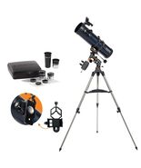 TELESCOPE CELESTRON TELESCOPES NEWTONIAN REFLECTOR SMART ASTROMASTER 130... - $405.89