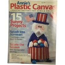 Annies Plastic Canvas Pattern Magazine Lot Holiday Projects + More July ... - $14.88
