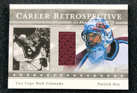 2003-04 In the Game BAP Patrick Roy Career Retrospective Jersey #CR-1F Avalanche - £31.13 GBP