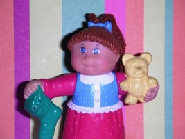 Cabbage Patch Kids Miniature Doll CPK 1992 Christmas Eve Nightgown bear stocking - £3.15 GBP