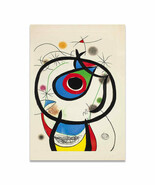 Jean Miro Abstract Style Classic Color Decor Famous Wall Art HQ Canvas P... - $44.77 CAD+