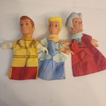 Disney Cinderella, Prince Charming, Wicked Step Mother, Hand Puppet - $29.03