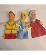 Disney Cinderella, Prince Charming, Wicked Step Mother, Hand Puppet - £22.82 GBP