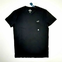 Hollister Must Have Collection Men&#39;s V-neck T-shirt Size XS Black Cotton TZ10 - £12.37 GBP