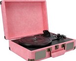 Record Player With Speakers, Portable Bluetooth 5.0 3-Speed Turntable Ph... - $241.99