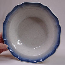 Mikasa Country Club CA 500 Salad Serving Mixing Bowl With Blue Trim Pret... - £8.44 GBP