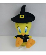 Vintage 1998 Ace Looney Tunes Witch Tweety Bird 9&quot; Collectible Plush - $12.86
