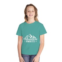 &quot;Adventure Awaits&quot; Kids&#39; Midweight Tee: Comfort &amp; Style for Young Explorers - $26.78