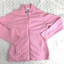 Adidas Womens XS Thermal Climawarm Long Sleeve Zip Up Jacket Coat Pink - $19.80