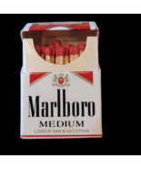Marlboro Matchstick Box Vintage Original Cigarette Matches 1991 Wood Sti... - £15.59 GBP