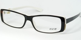 Exte Ex 198 01 Very Dark Tortoise Eyeglasses Frame EX19801 53-14-135mm Italy - £55.00 GBP