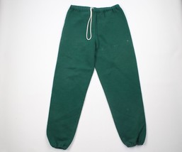 Vtg 90s Russell Athletic Mens XL Distressed Blank Sweatpants Joggers Gre... - £41.29 GBP