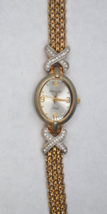 Armitron Now Ladies Gold Tone Crystal X Accented Quartz Watch &#39;&#39;GUARANTEED&#39;&#39; - £15.44 GBP
