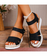 Open Toe Wedge Sandals - $61.64 CAD