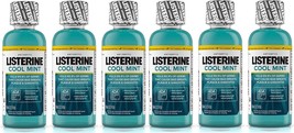 Listerine Cool Mint Antiseptic Mouthwash for Bad Breath, Travel Size 3.2 oz - Pa - £19.23 GBP