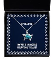 Funny Wife, My Wife is an Awesome Occupational Therapist, Nice Christmas Opal Tu - £39.52 GBP