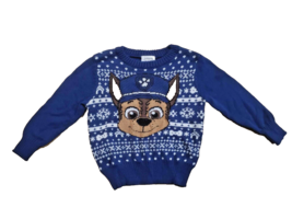 Paw Patrol Christmas Toddler Holiday Sweater Chase Winter 2T Brand New - $29.69