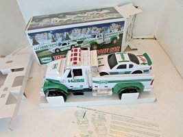 HESS 2011 TOY TRUCK AND AND RACE CAR WORKS LIGHTS SOUNDS AWESOME  LotD - $20.41