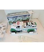 HESS 2011 TOY TRUCK AND AND RACE CAR WORKS LIGHTS SOUNDS AWESOME  LotD - $20.85