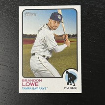 2022 Topps Heritage Baseball Brandon Lowe Base #226 Tampa Bay Rays - £1.56 GBP