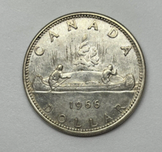 1966 Canadian $1 Voyageur Silver Dollar $1 Coin ( Free Worldwide Shipping) - $24.18