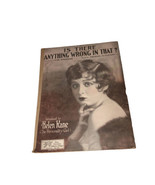 Helen Kane 1928 Sheet Music Is There Anything Wrong In That Betty Boop P... - £13.46 GBP