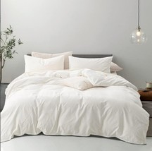 WHITE DUVET COVER SET FULL - $20.79