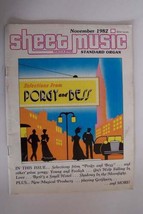 Sheet Music Magazine November 1982 Volume 6 No 8 Porgy &amp; Bess Selections Std Org - £5.54 GBP