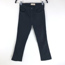 GAP Womens Jeans Crop Flare High Rise Stretch Black Size 24 - £15.14 GBP