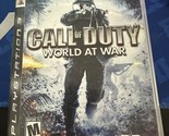 Call Of Duty World At War PlayStation PS3 Complete CIB - £11.19 GBP