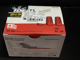 NEW Ideal 30-076 Twist-On Wire Connectors 18-10AWG Box of 100  - $10.50
