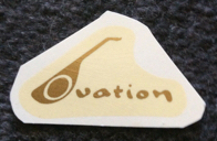 Guitar waterslide headstock decal Gold - $4.37