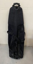 Travel Golf Bag Soft-Sided Black Rolling Unbranded  - £46.40 GBP