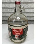 Vintage Coca Cola One Gallon Soda Fountain Syrup Glass Jug w Paper Label... - €21,78 EUR