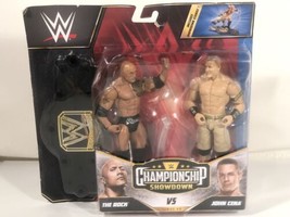 Mattel WWE Championship Showdown The Rock vs John Cena 2 Pack Action Figure - £37.23 GBP