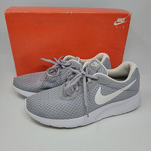 Nike Tanjun Wolf Grey/White Women&#39;s Running Shoes - Size 9.5 - 812655-010 - $28.04