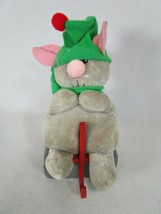 Vintage 1987 Applause Elf Mouse Stocking Holder 6&quot; - £15.45 GBP