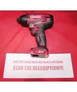CRAFTSMAN 125.ID20A 20V 20 VOLT CORDLESS 1/4&quot; IMPACT DRIVER, BARE - NEW! - $561.99 MXN