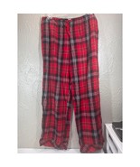 Victorias Secret Pajama Pants Red Black Buffalo Plaid Elastic Waist Wome... - €18,79 EUR