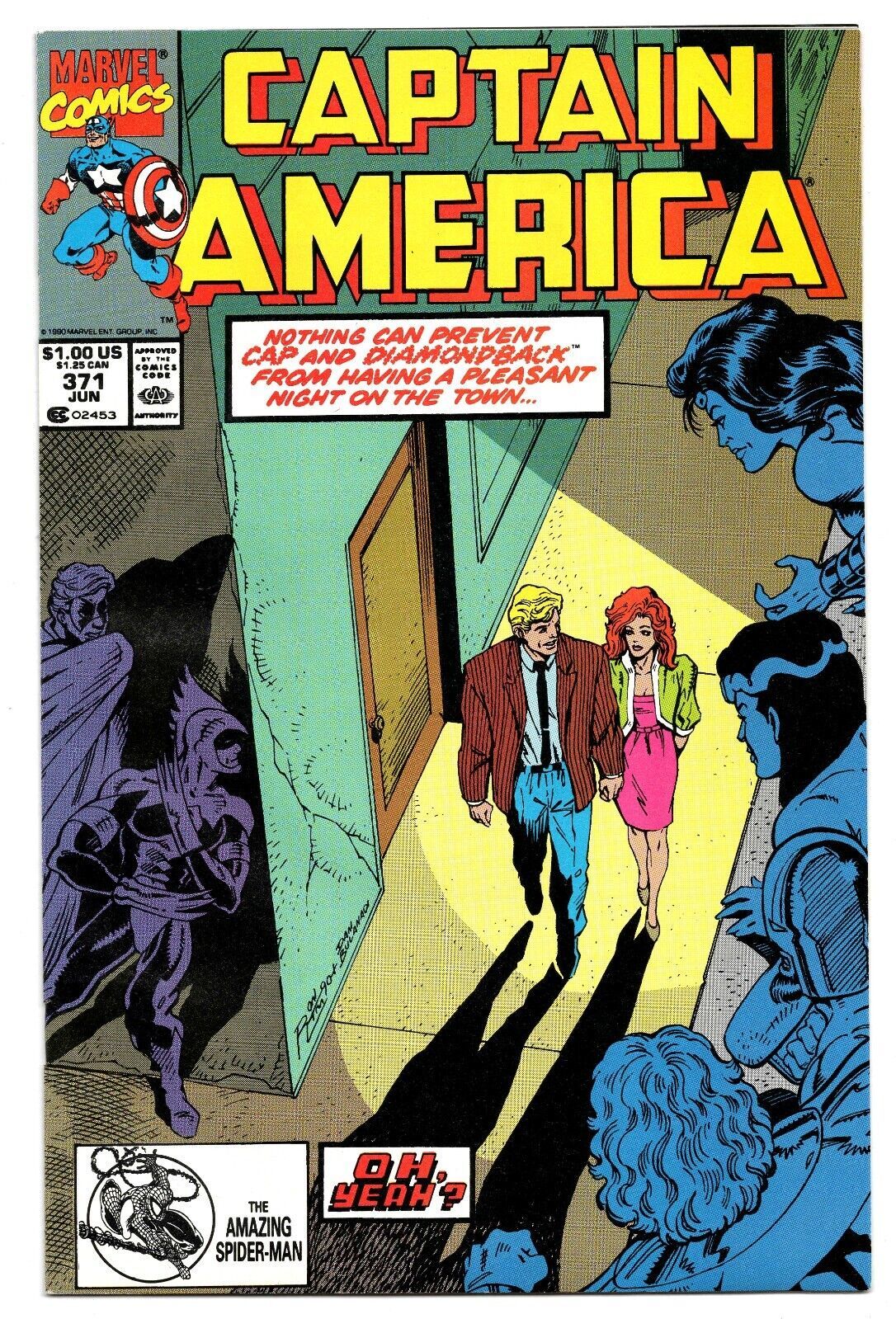 Primary image for Captain America #371 VINTAGE 1990 Marvel Comics