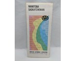 Vintage 1978 AAA Manitoba Saskatchewan Travel Map - $32.07