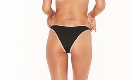 L*Space Swimwear Black Color Block Whiplash High Cut Bikini Bottom (M) Nwt $79 - £47.96 GBP