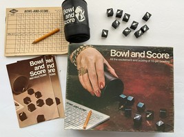 VINTAGE BOWL AND SCORE BOWLING GAME - LOWE 1974 - £9.39 GBP