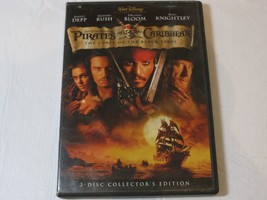 Pirates of the Caribbean: The Curse of the Black Pearl DVD 2003 2-Disc Set PG-13 - £8.22 GBP